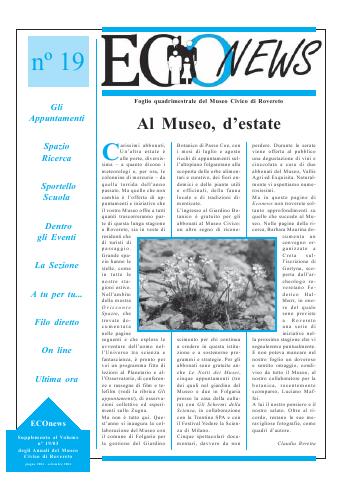 EcoNews n.19 - copertina